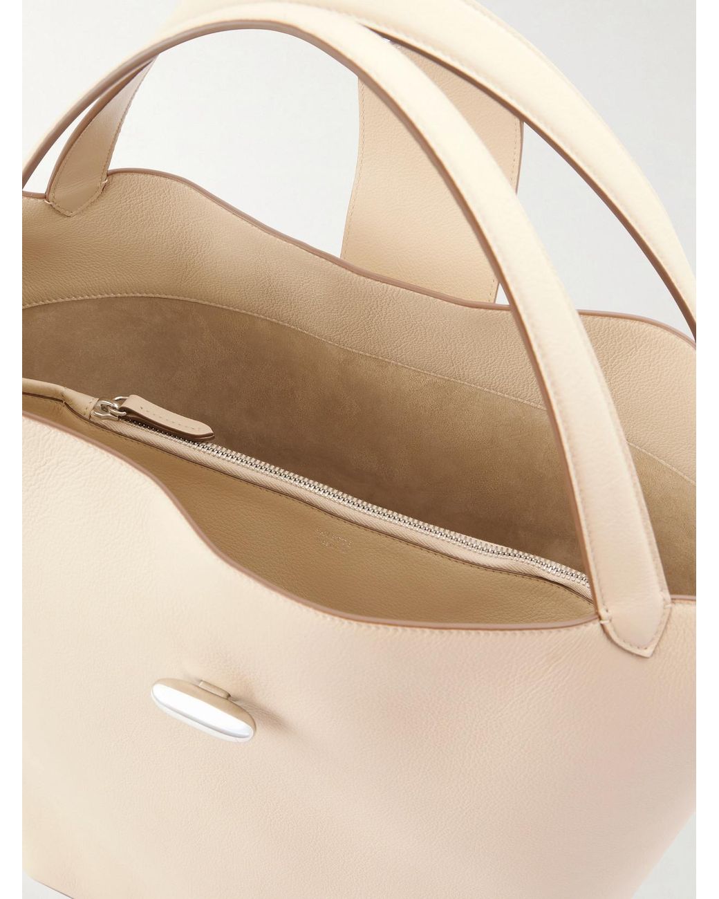 SAVETTE Natural The Anello Leather Tote