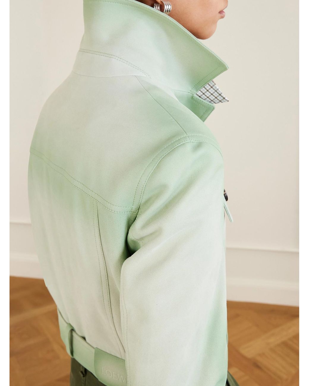 Loewe Green Cropped Jacket