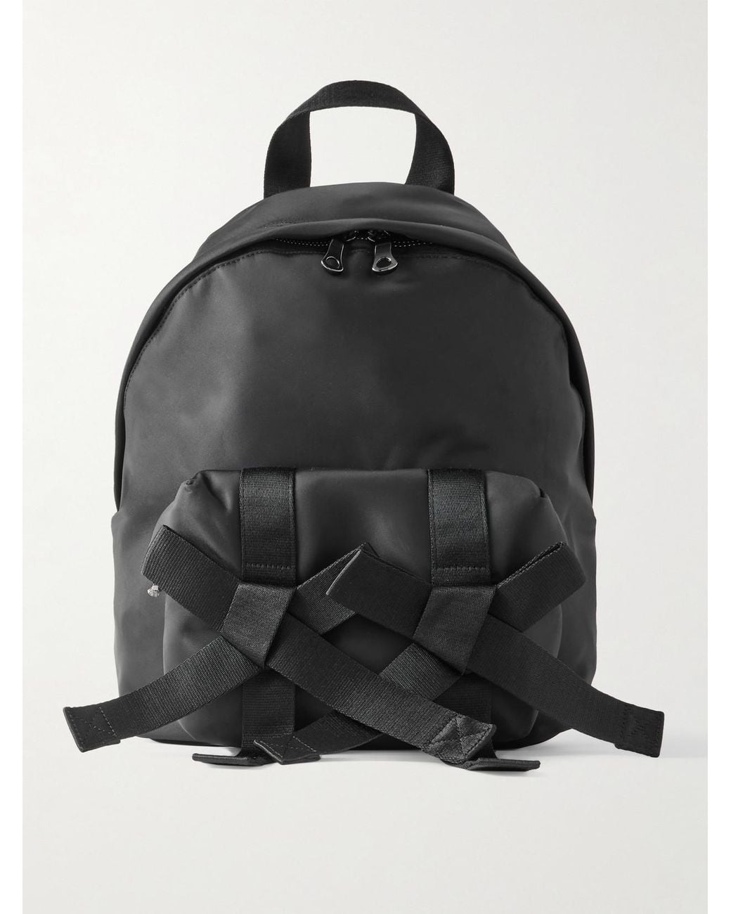 Simone Rocha Black Embellished Shell Backpack