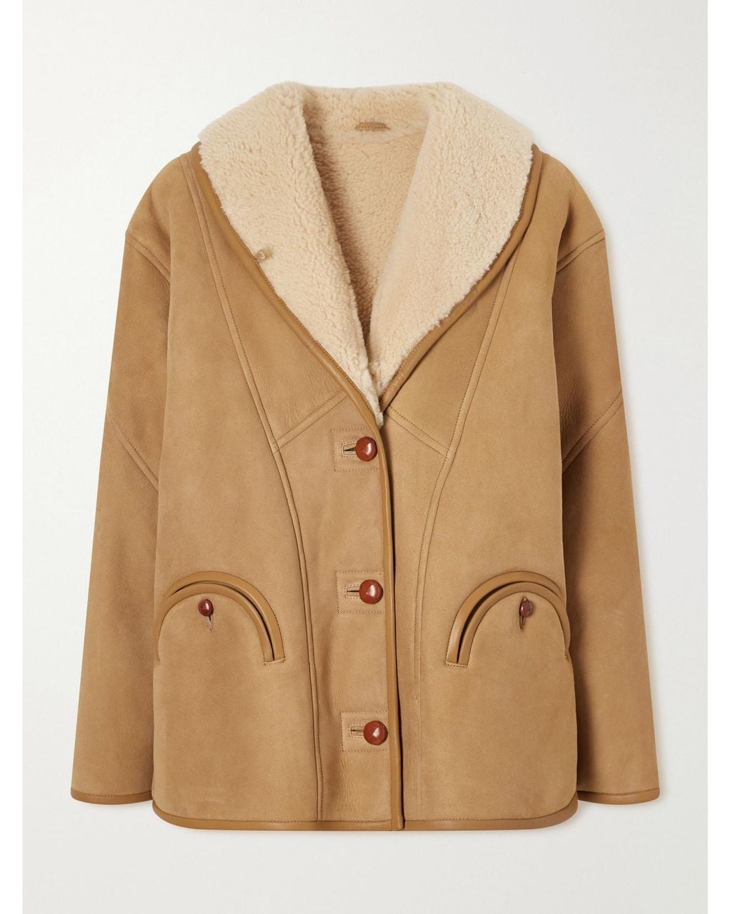 Blazé Milano Natural Tatoosh Shearling Jacket