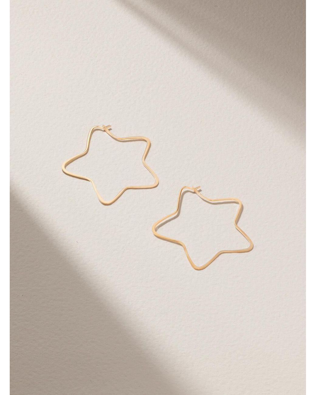 Melissa Joy Manning Metallic 14-Karat Hoop Earrings