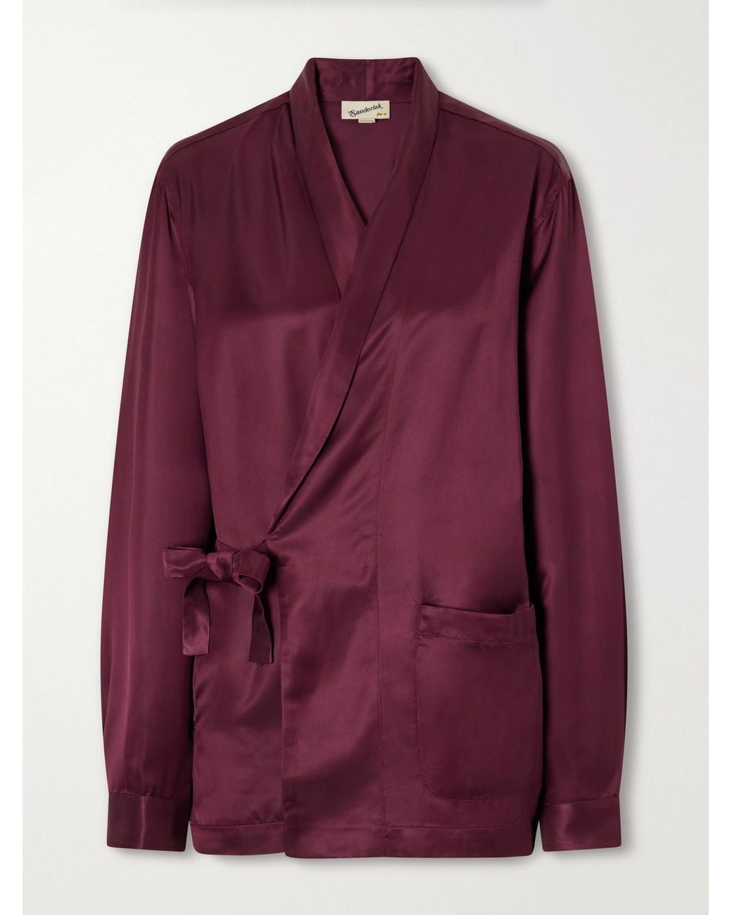 Sanderlak Purple Satin Jacket
