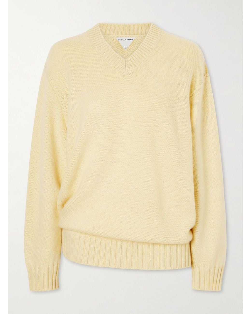 Bottega Veneta Natural Cashmere Sweater
