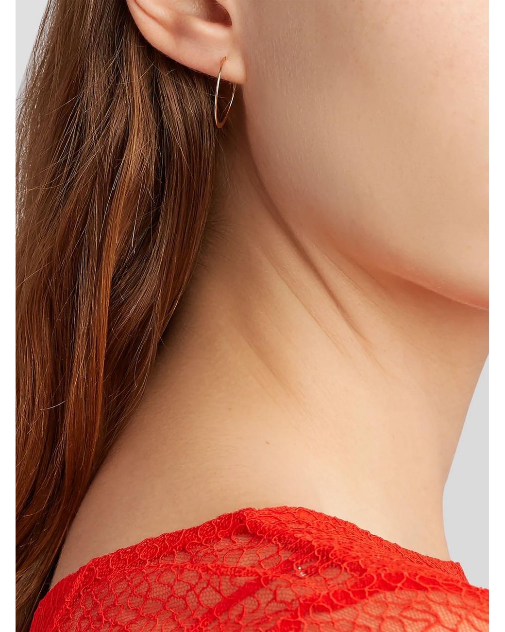 Melissa Joy Manning Metallic 14-Karat Hoop Earrings