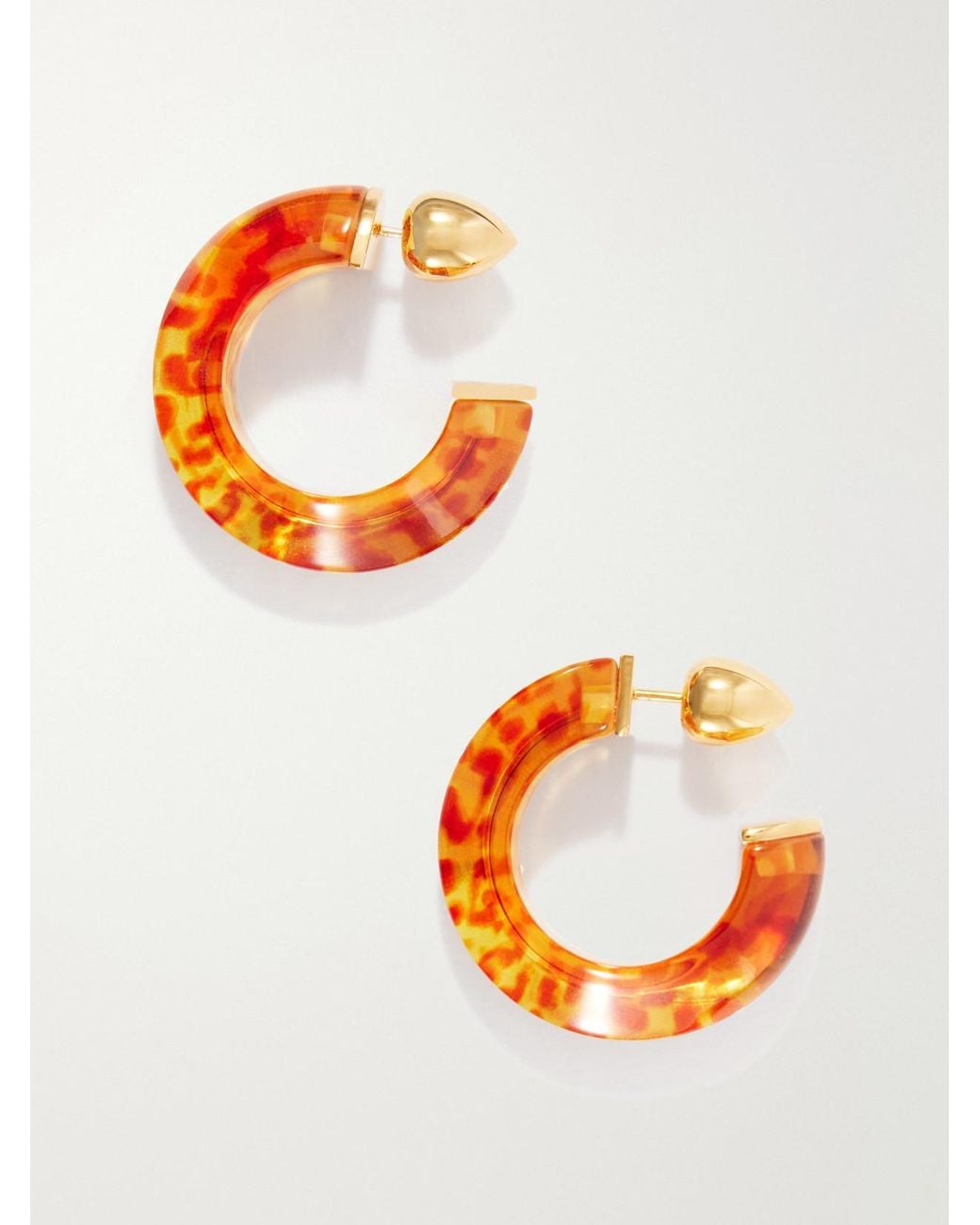 Alaïa Orange Edge-Tone Earrings