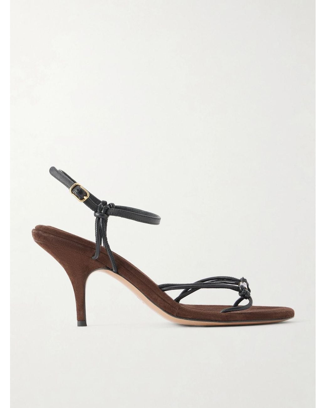 Chloé Black Matilda Leather Sandals