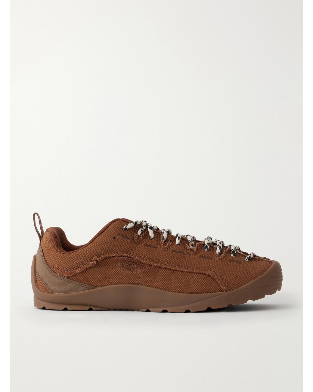 SKALL Brown Keen Jasper Cotton-Canvas Sneakers