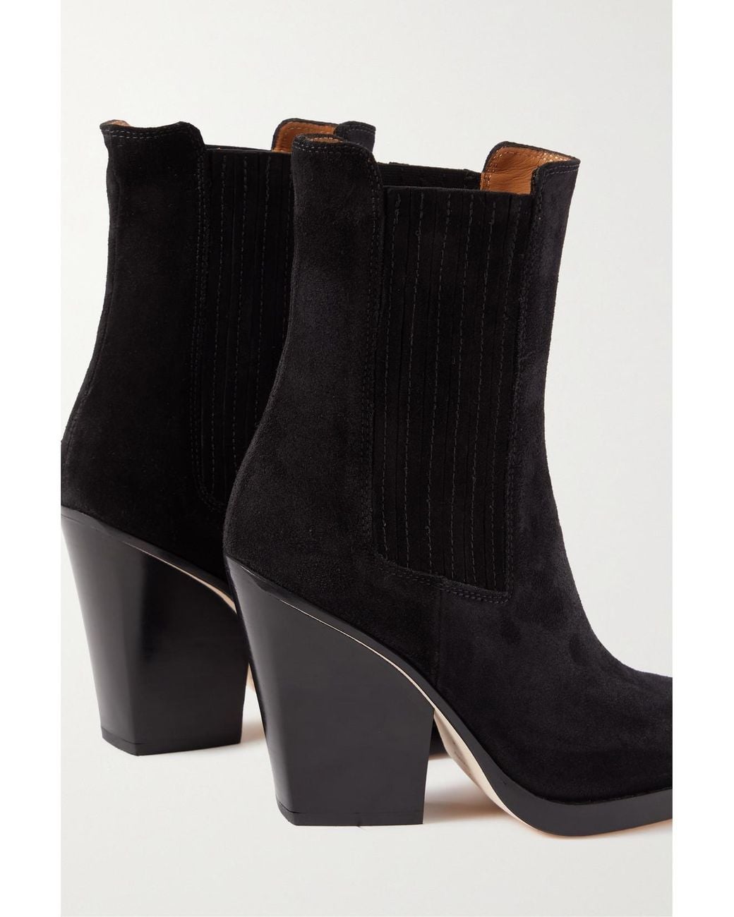 Paris Texas Black Dallas 100 Suede Ankle Boots