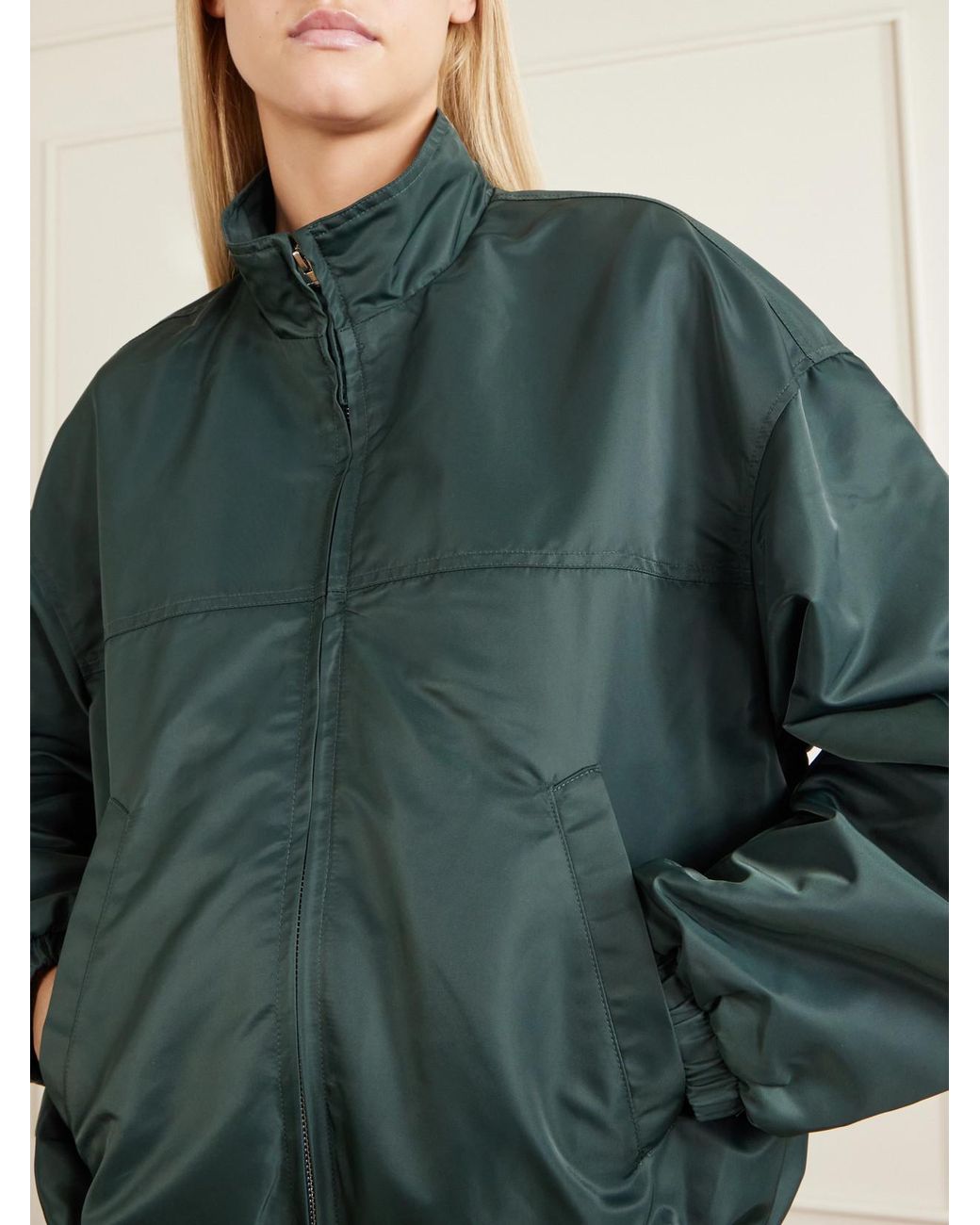 Citizens of Humanity Green Baraccuta Bubble Shell Jacket