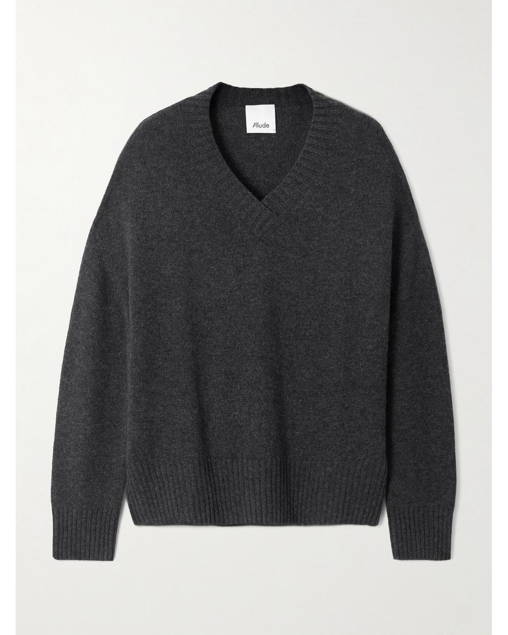 Allude Black Cashmere Sweater