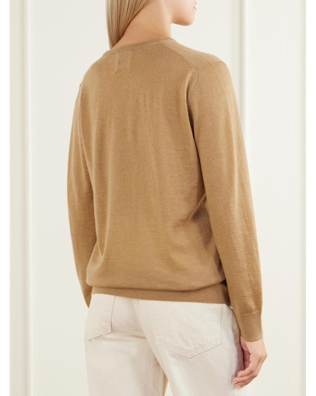 Allude Natural Cashmere Sweater