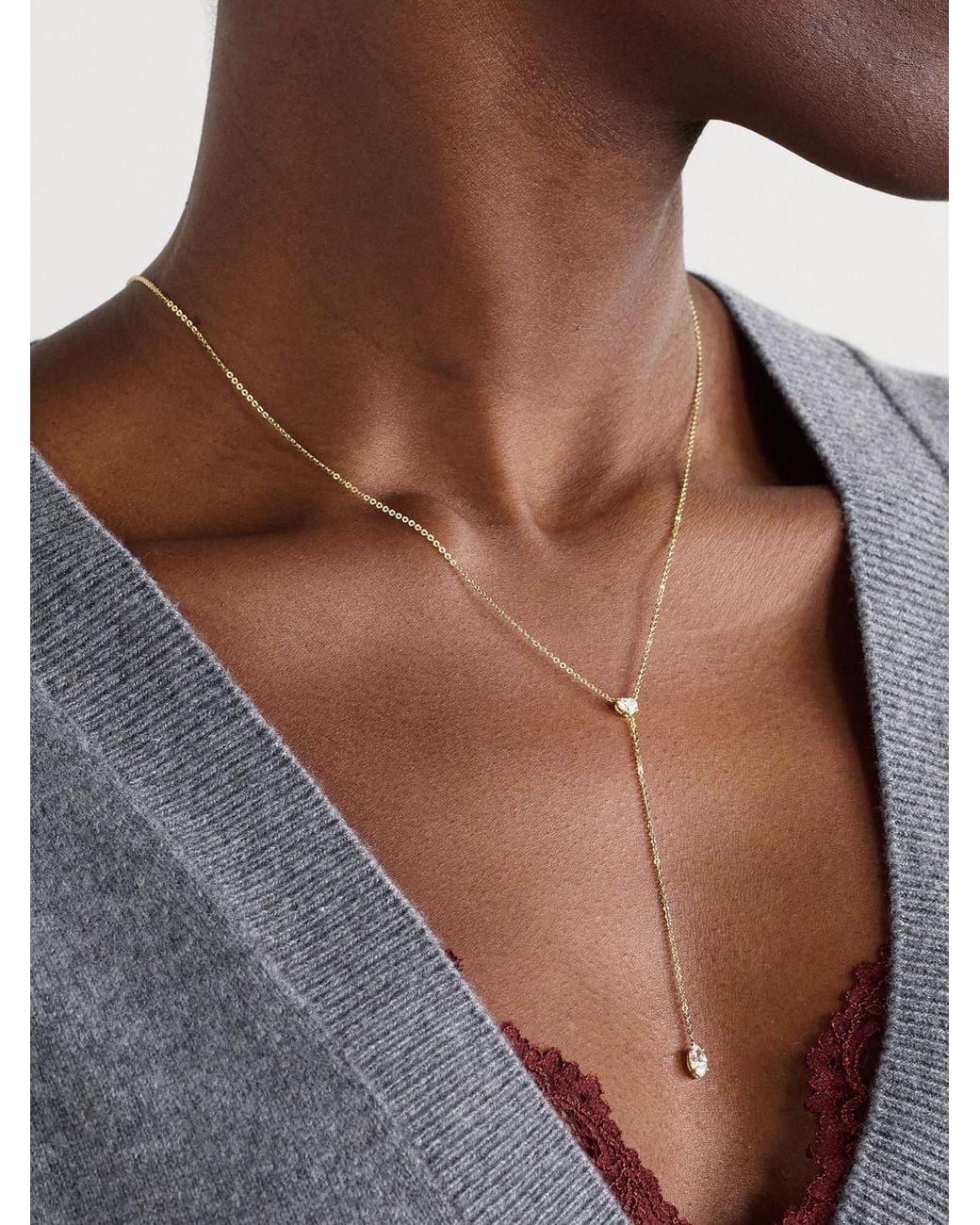 Anita Ko Natural 18-Karat Diamond Necklace