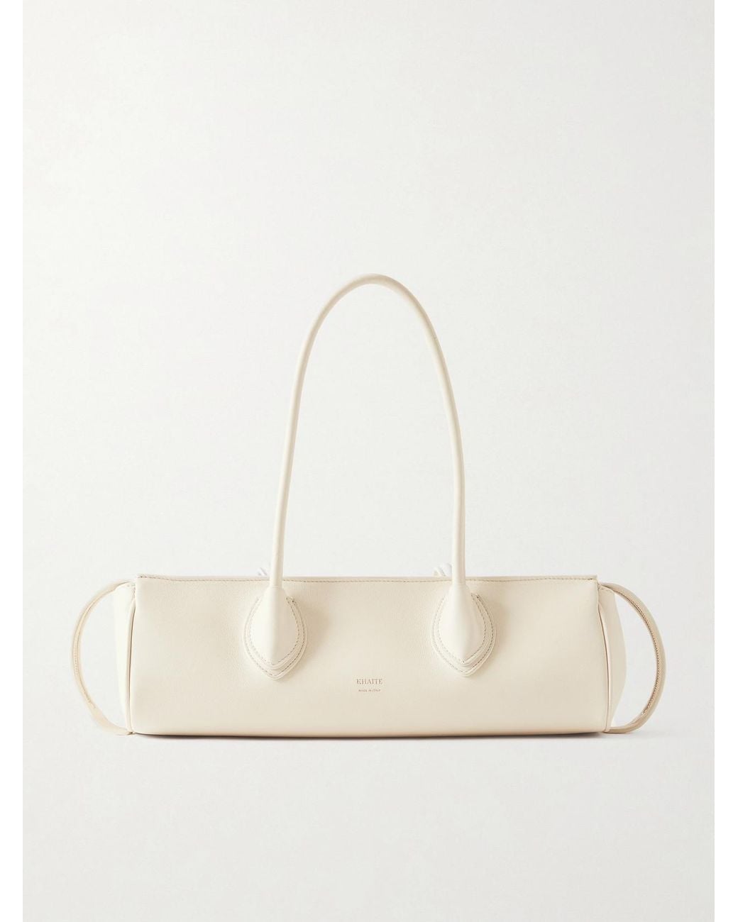 Khaite Natural Donna Leather Shoulder Bag