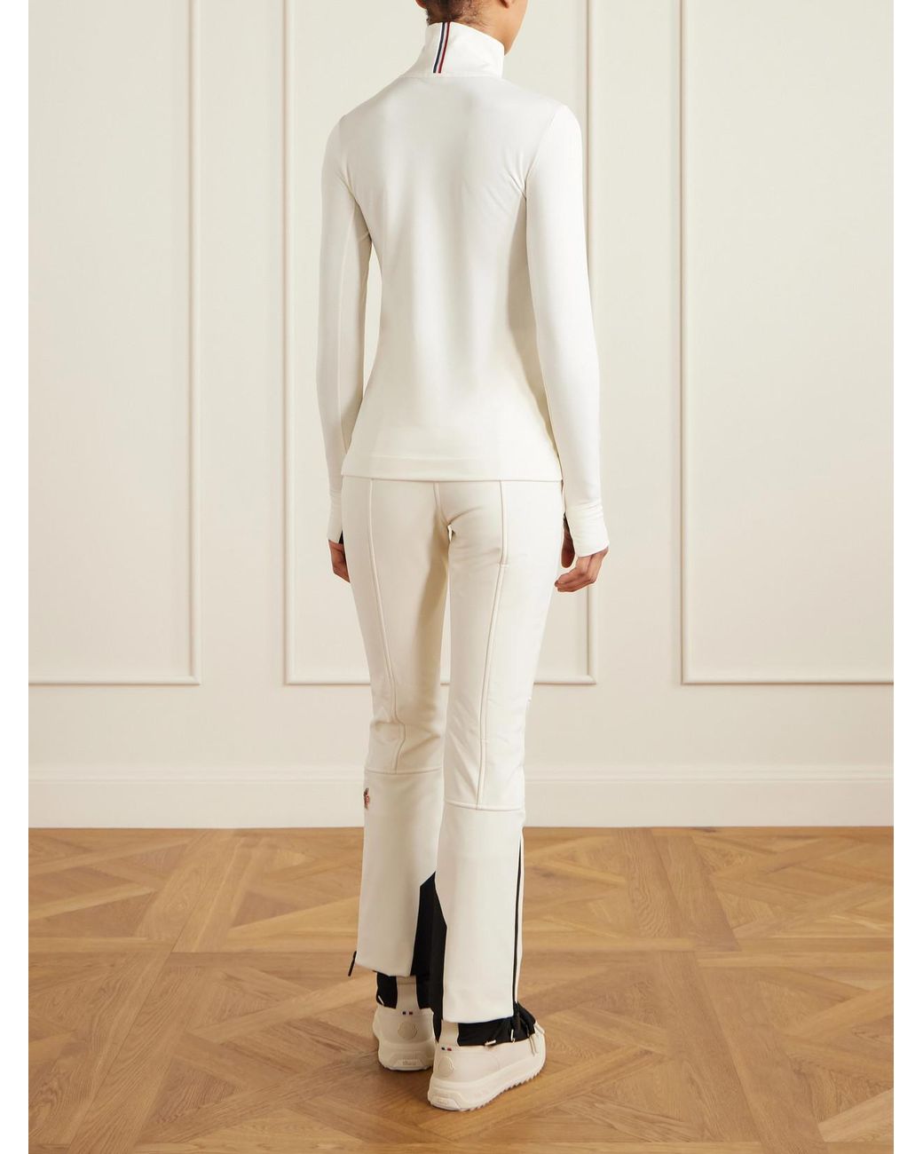 Moncler White Jersey Base Layer