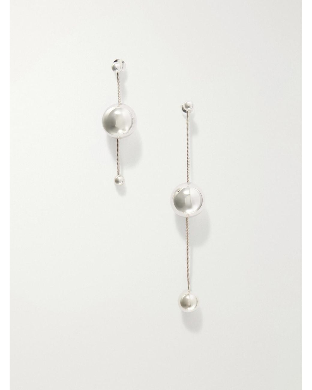 Camille Surault Natural Vada Asymmetric Sterling Earrings
