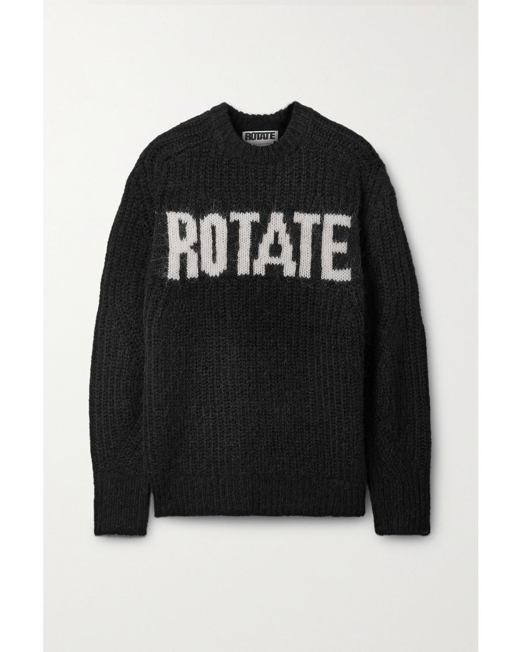 ROTATE BIRGER CHRISTENSEN Brandy Oversized Jacquardknit Sweater in