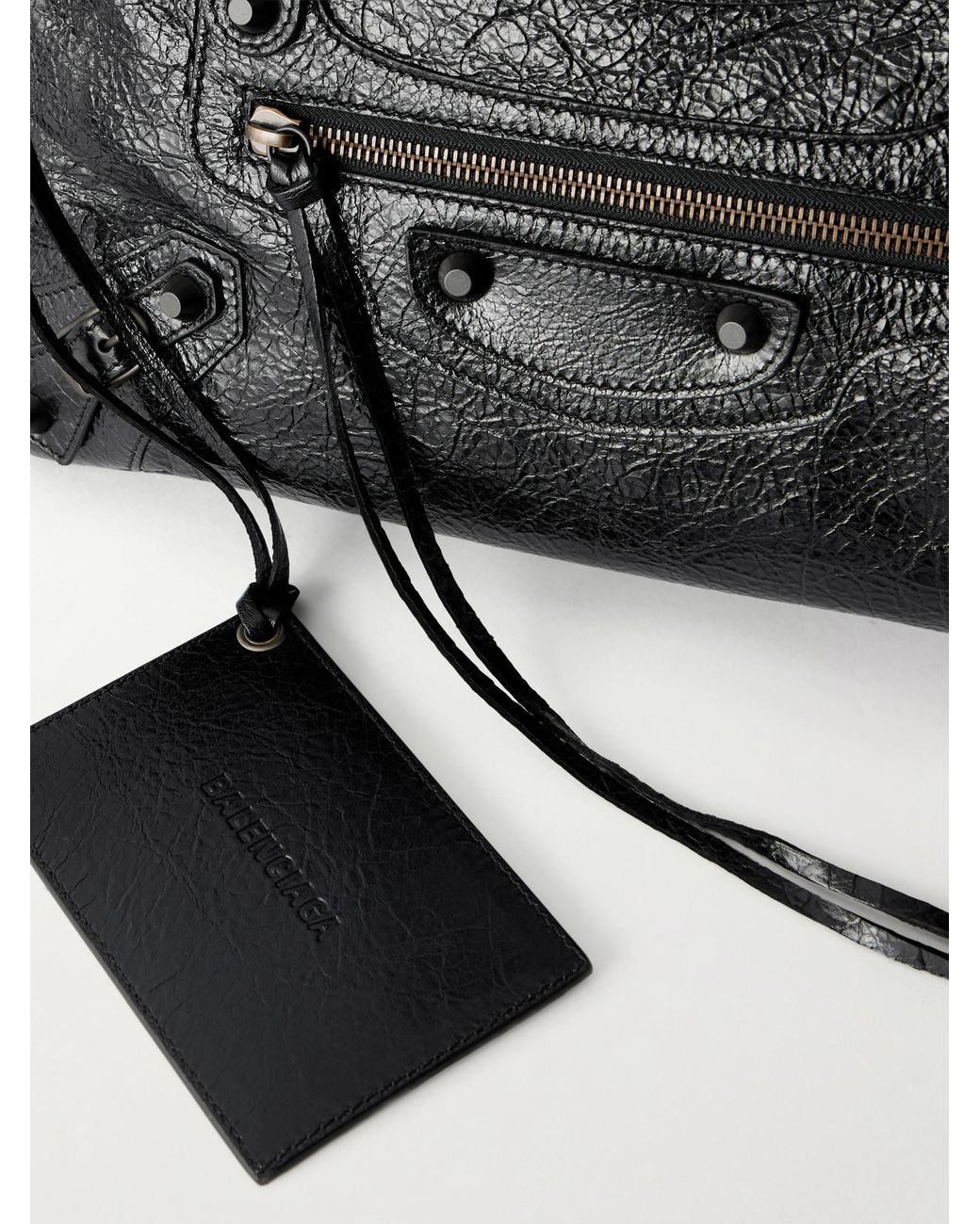 Balenciaga Black Le City First Leather Shoulder Bag