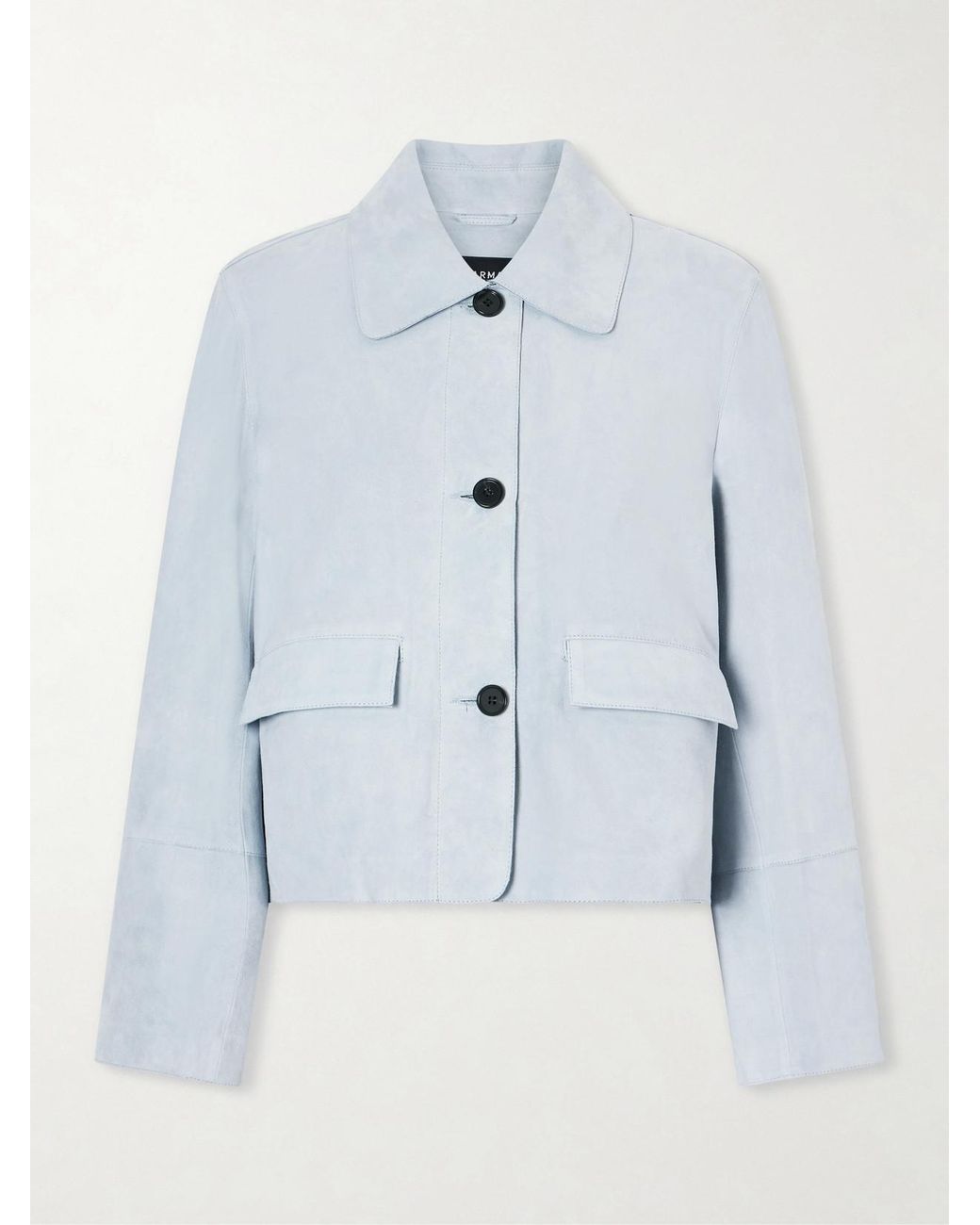 Arma Blue Fem Suede Jacket