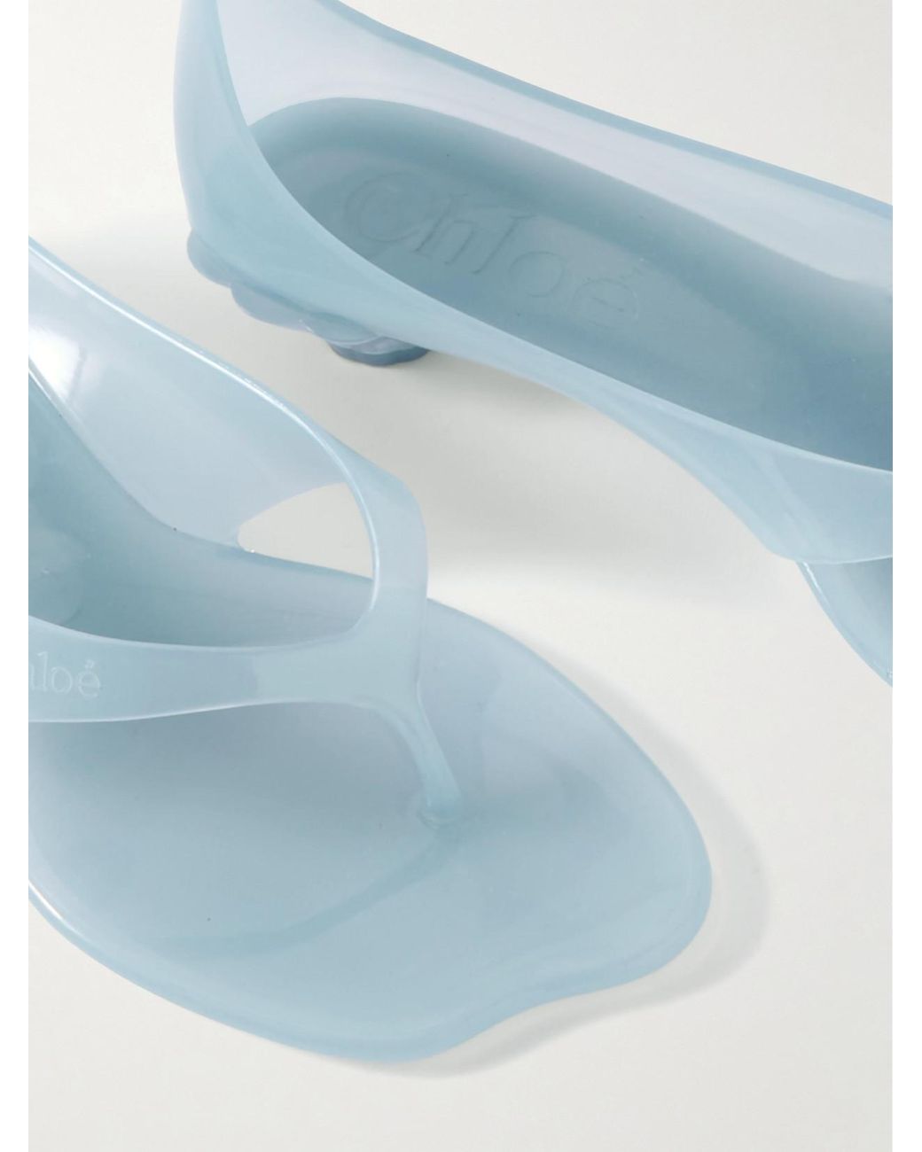 Chloé Blue Jelly Tpu Sandals
