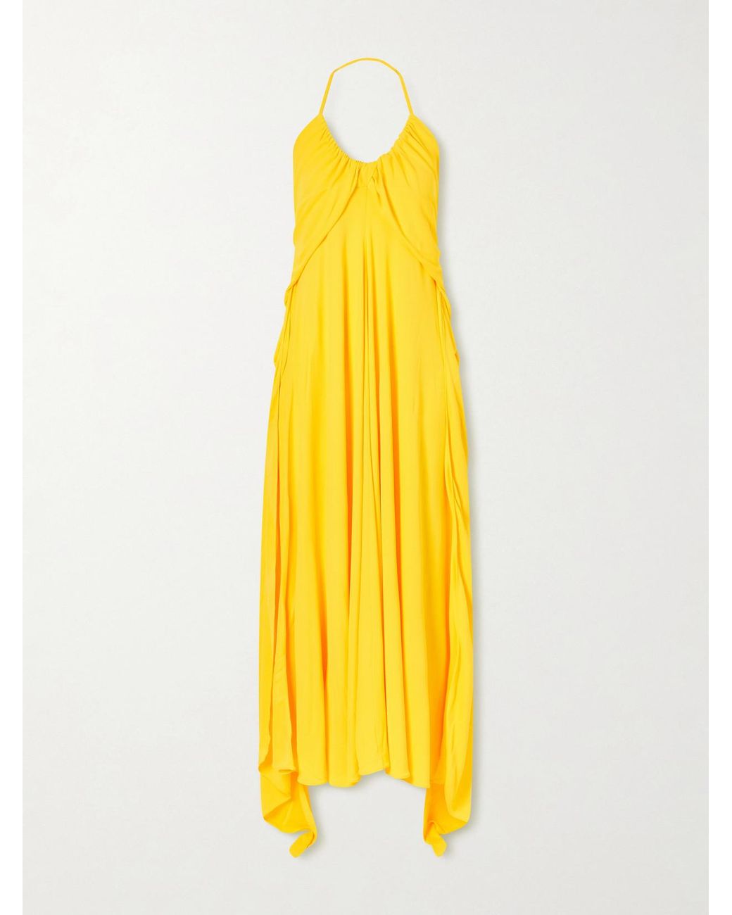 Alaïa Yellow Backless Dress