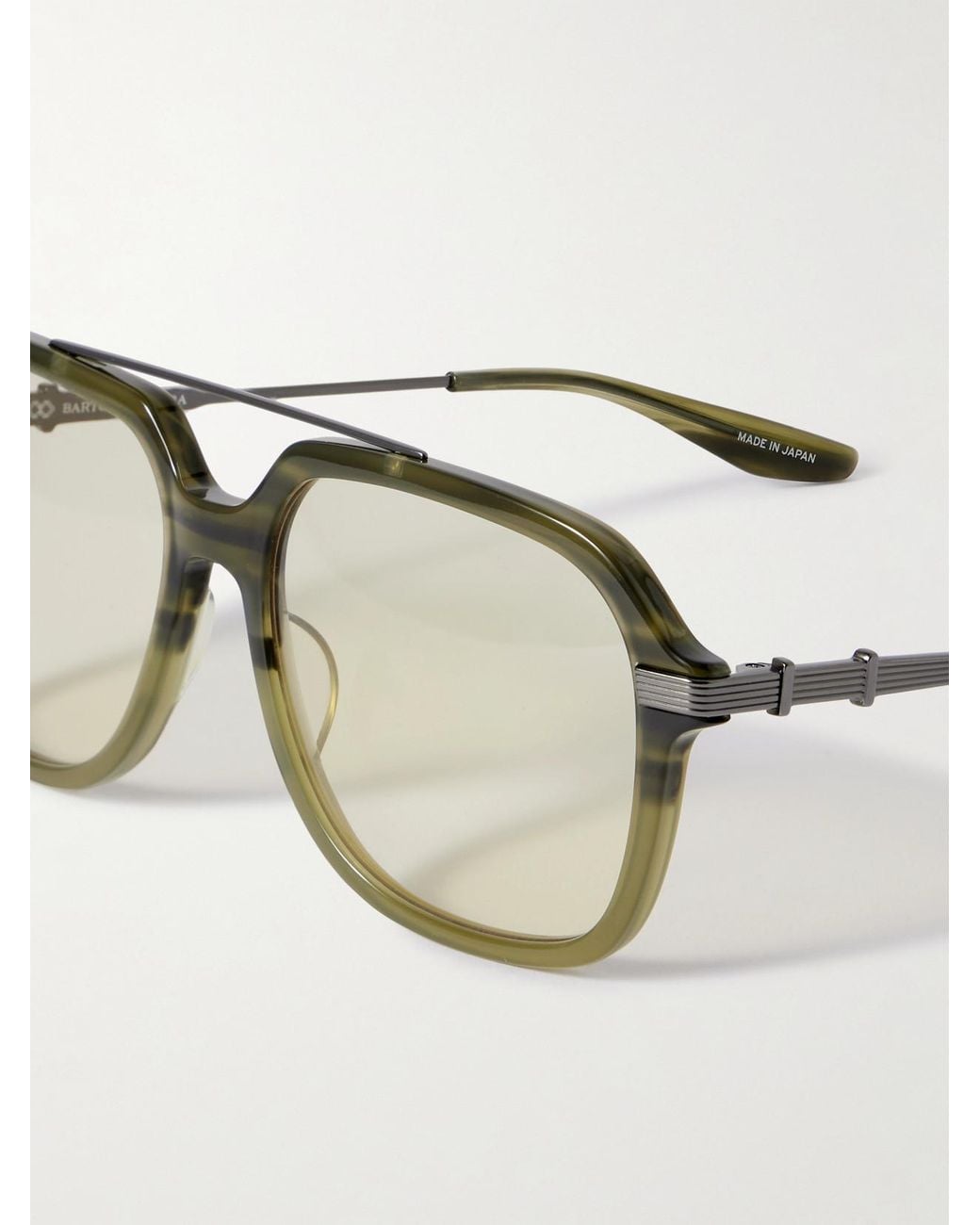 Barton Perreira Gray D. Ellis Aviator-Style Acetate And Titanium Sunglasses