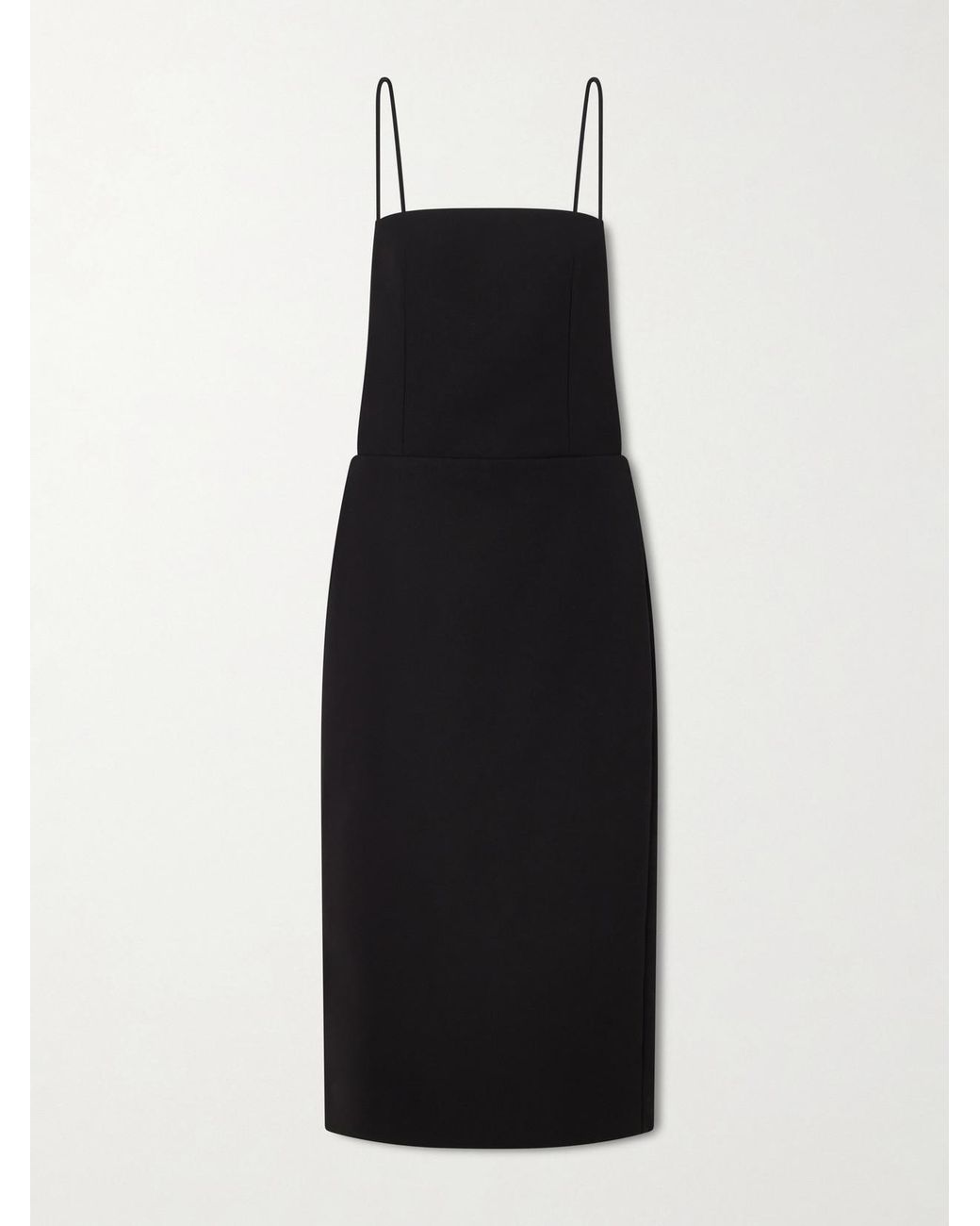 Calvin Klein Black Artemis Organic Cotton Midi Dress