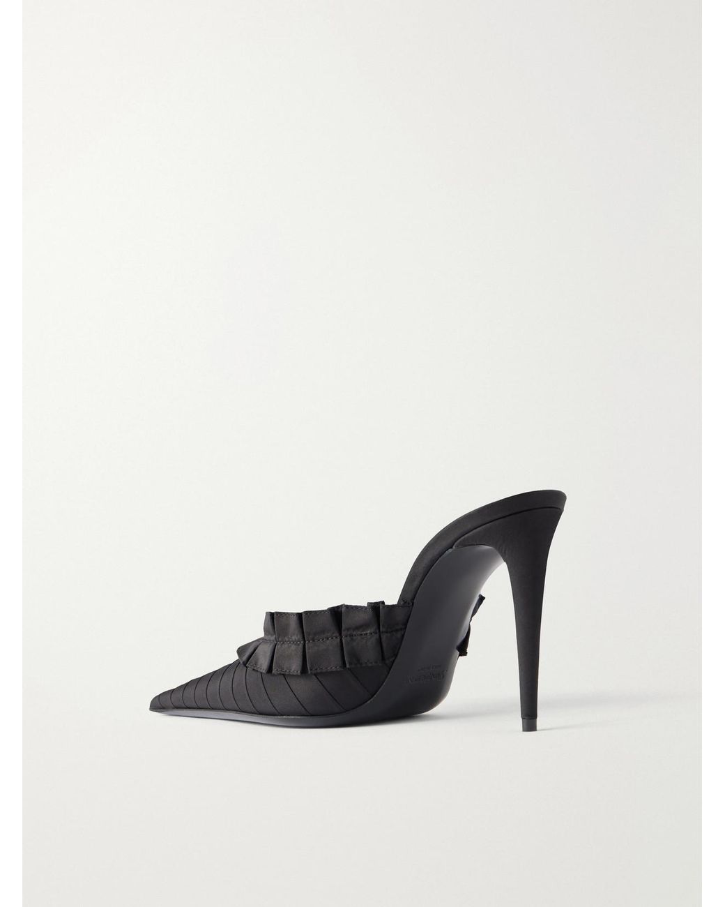 Saint Laurent Natural Madeleine 95 Taffeta Pumps