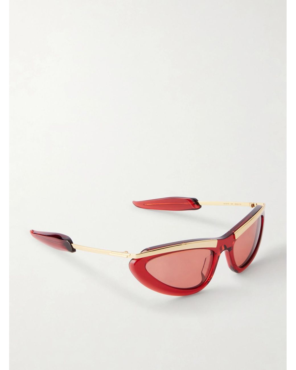 Bottega Veneta Pink Cat-Eye-Tone And Acetate Sunglasses