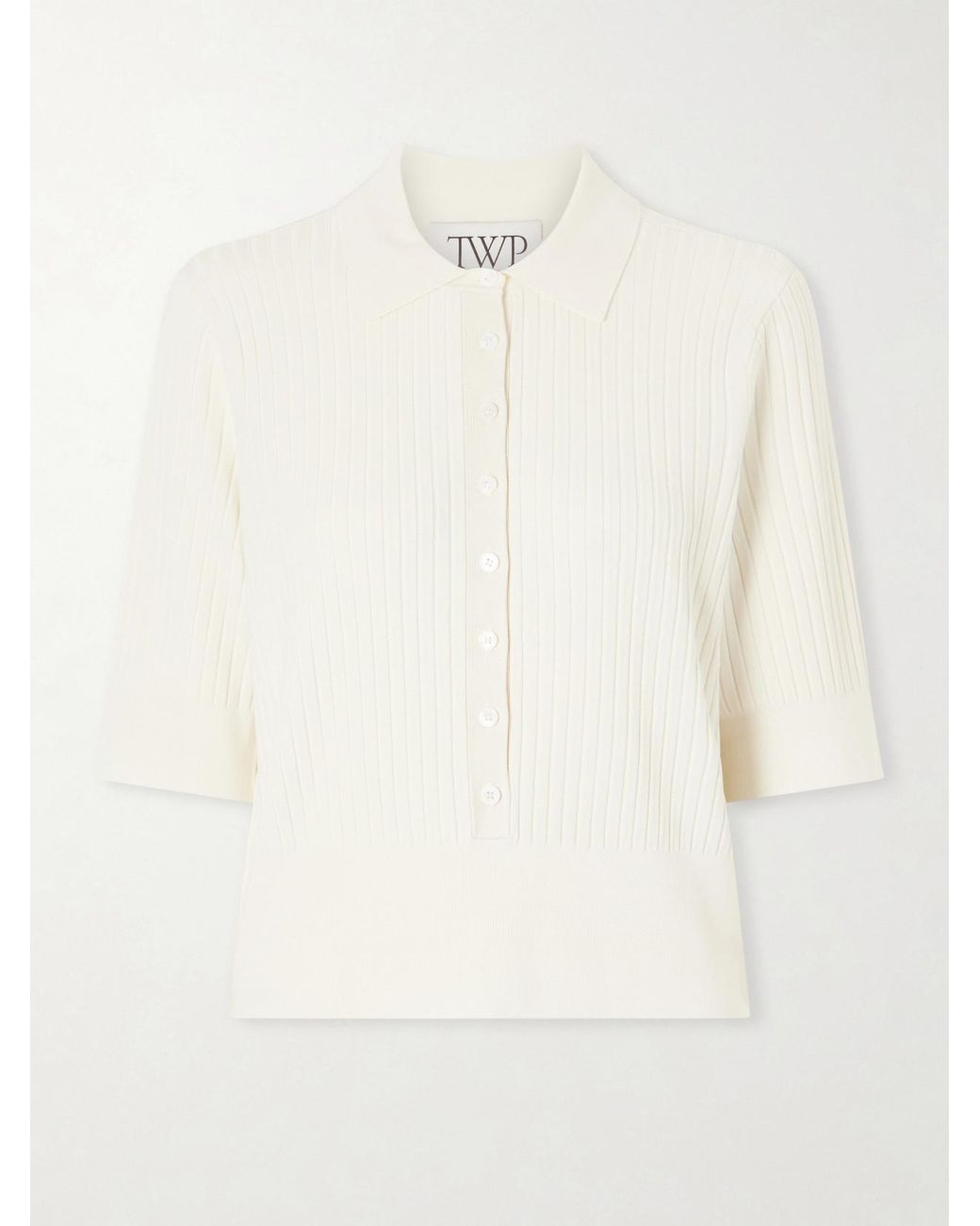 Twp Natural Ribbed Jersey Shirt