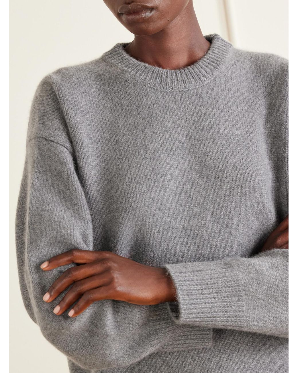 arch4 Gray Susan Cashmere Sweater