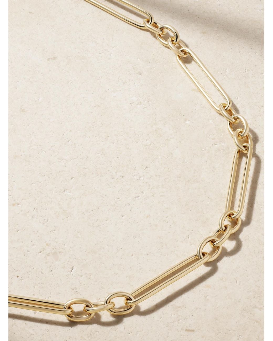Lucy Delius Natural Trombone Link 14-Karat Necklace