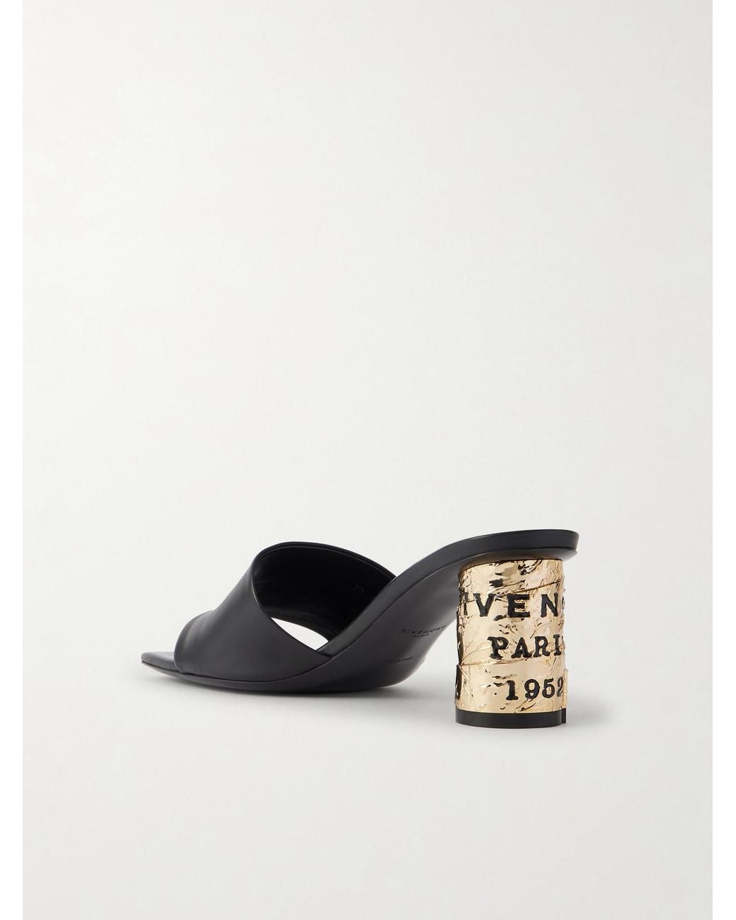 Givenchy Natural Tape Leather Mules
