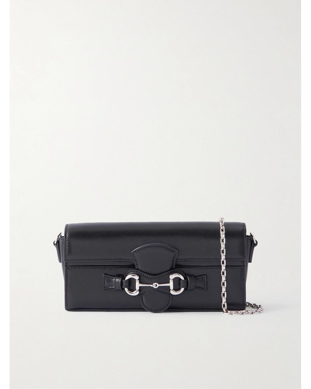 Gucci Blue Ristretto Embellished Leather Shoulder Bag