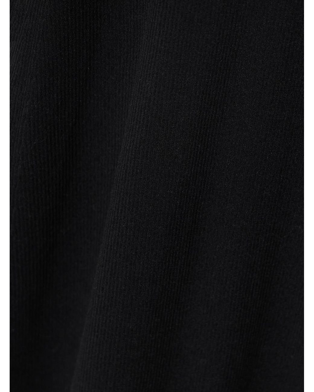 Balenciaga Black Ribbed-Knit Turtleneck Maxi Dress