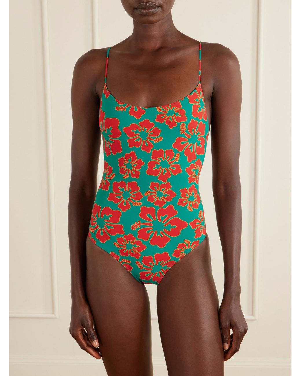 Lido Blue Trentasei Printed Swimsuit