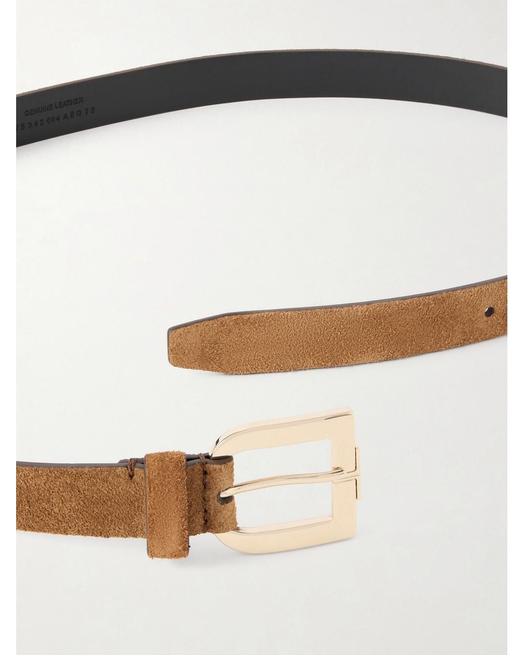 Tom Ford Natural Suede Belt
