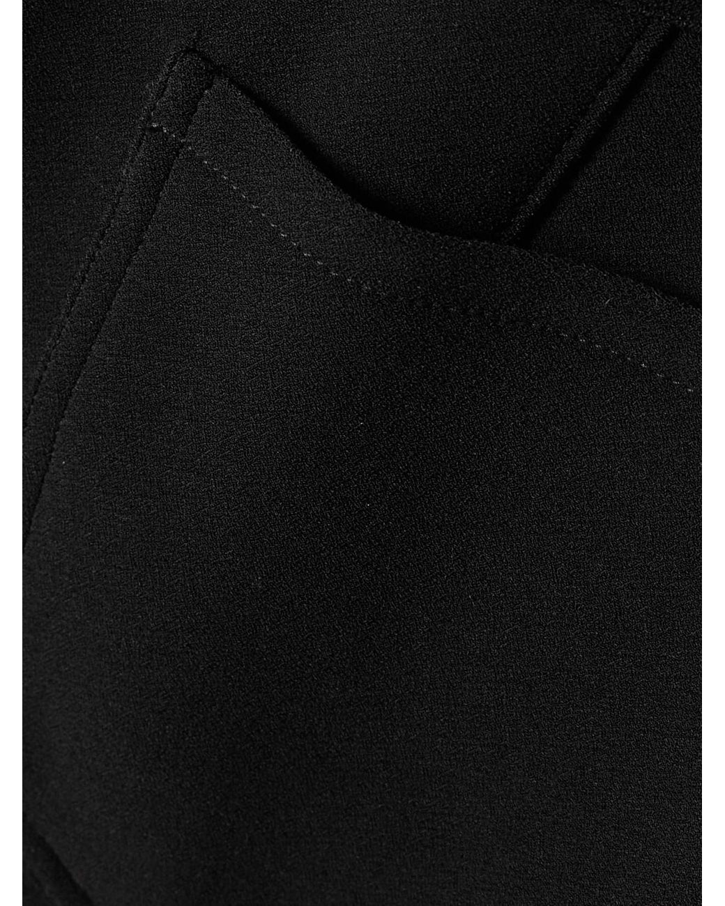Proenza Schouler Black Kalea Schlaghose Aus Stretch-Crêpe