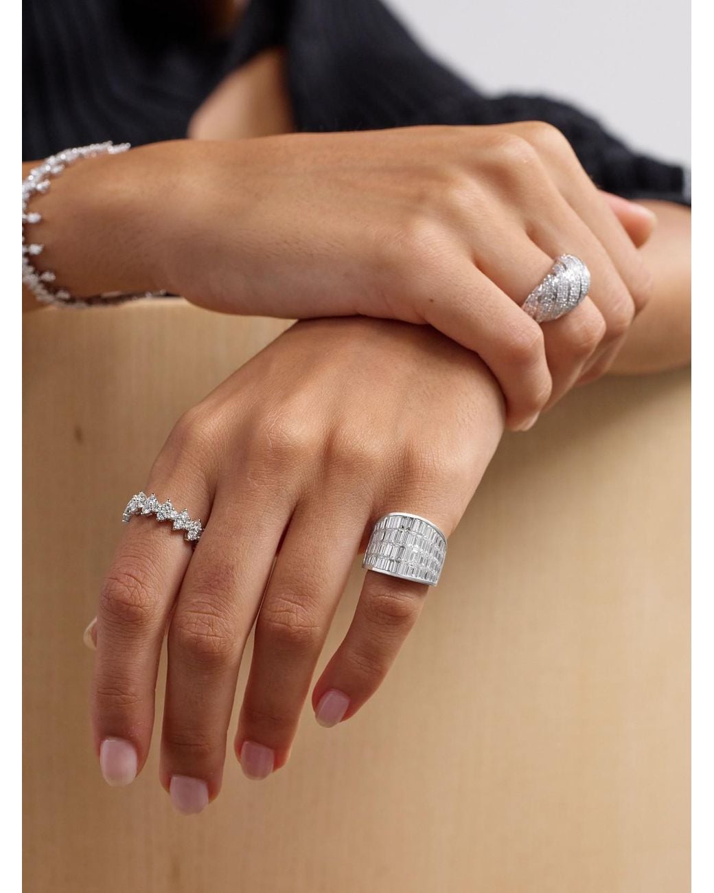 Anita Ko Natural Galaxy 18-Karat Diamond Ring