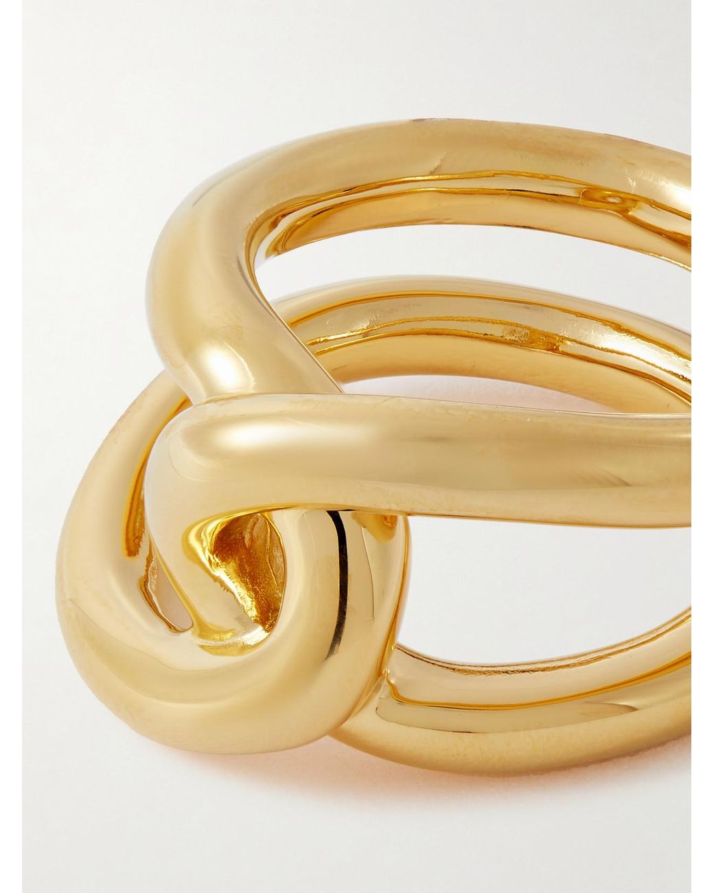 LIE STUDIO Metallic The Agnes-Plated Ring