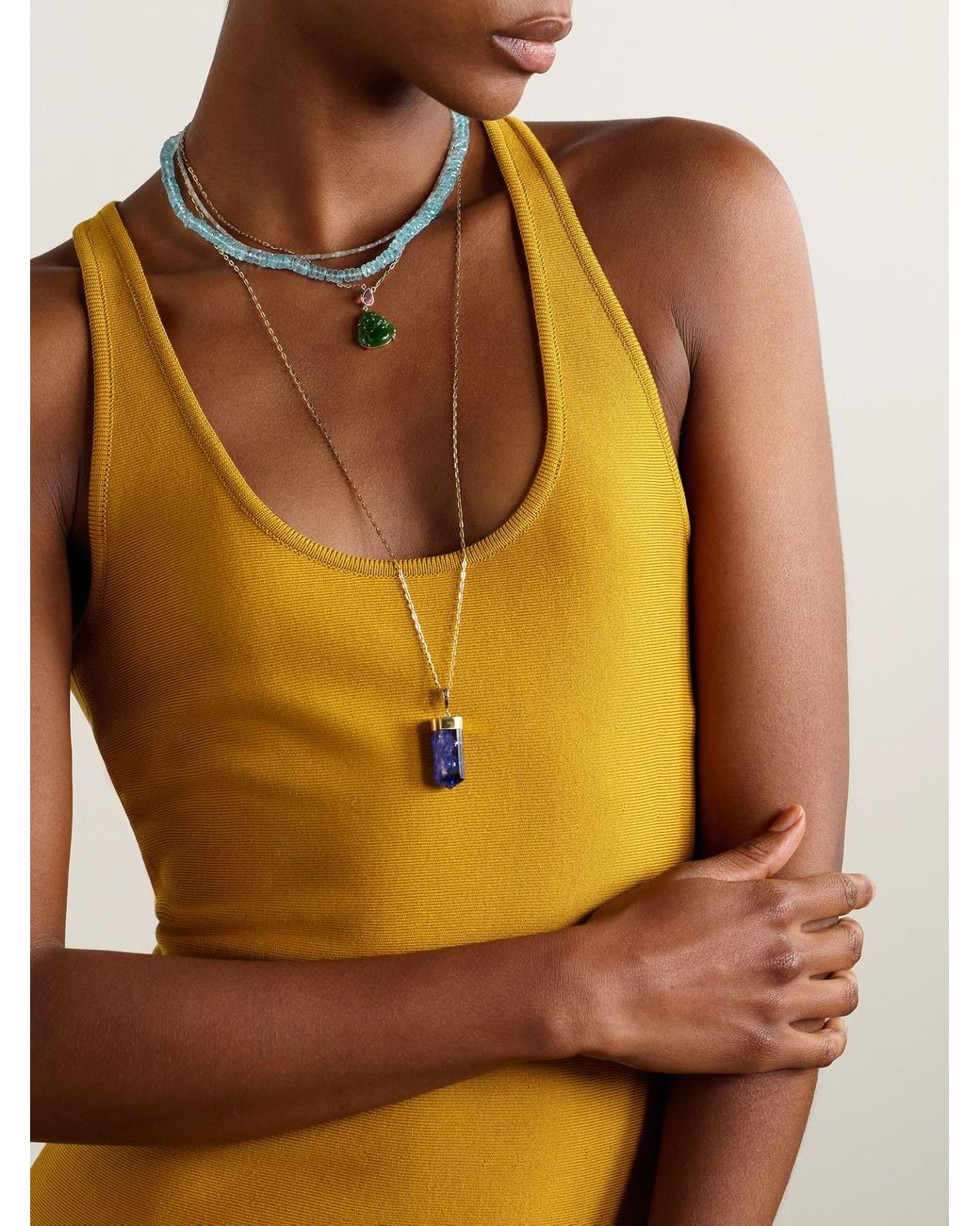 JIA JIA Blue Apatite Necklace
