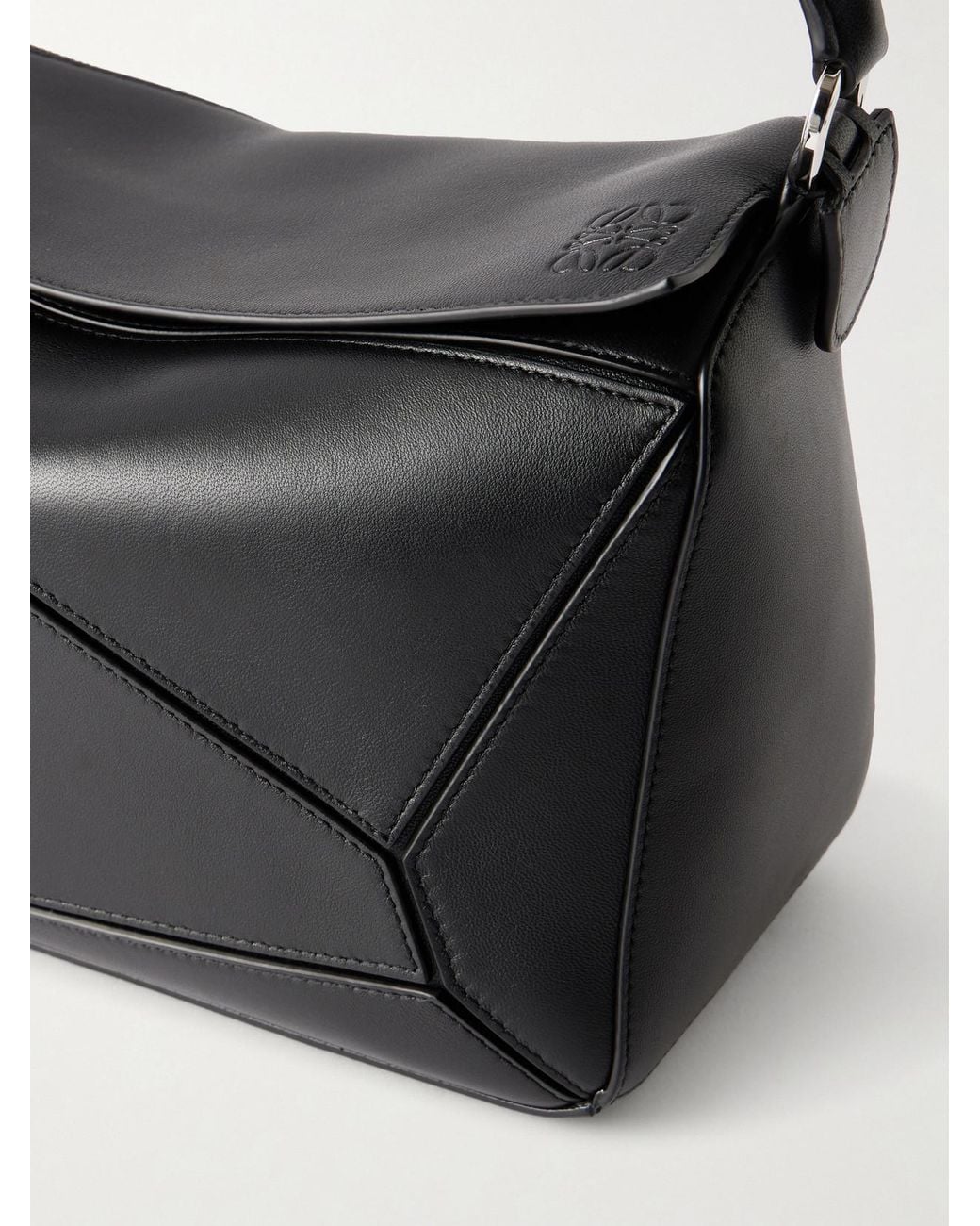 Loewe Black Paula's Ibiza Puzzle Small Leather Shoulder Bag
