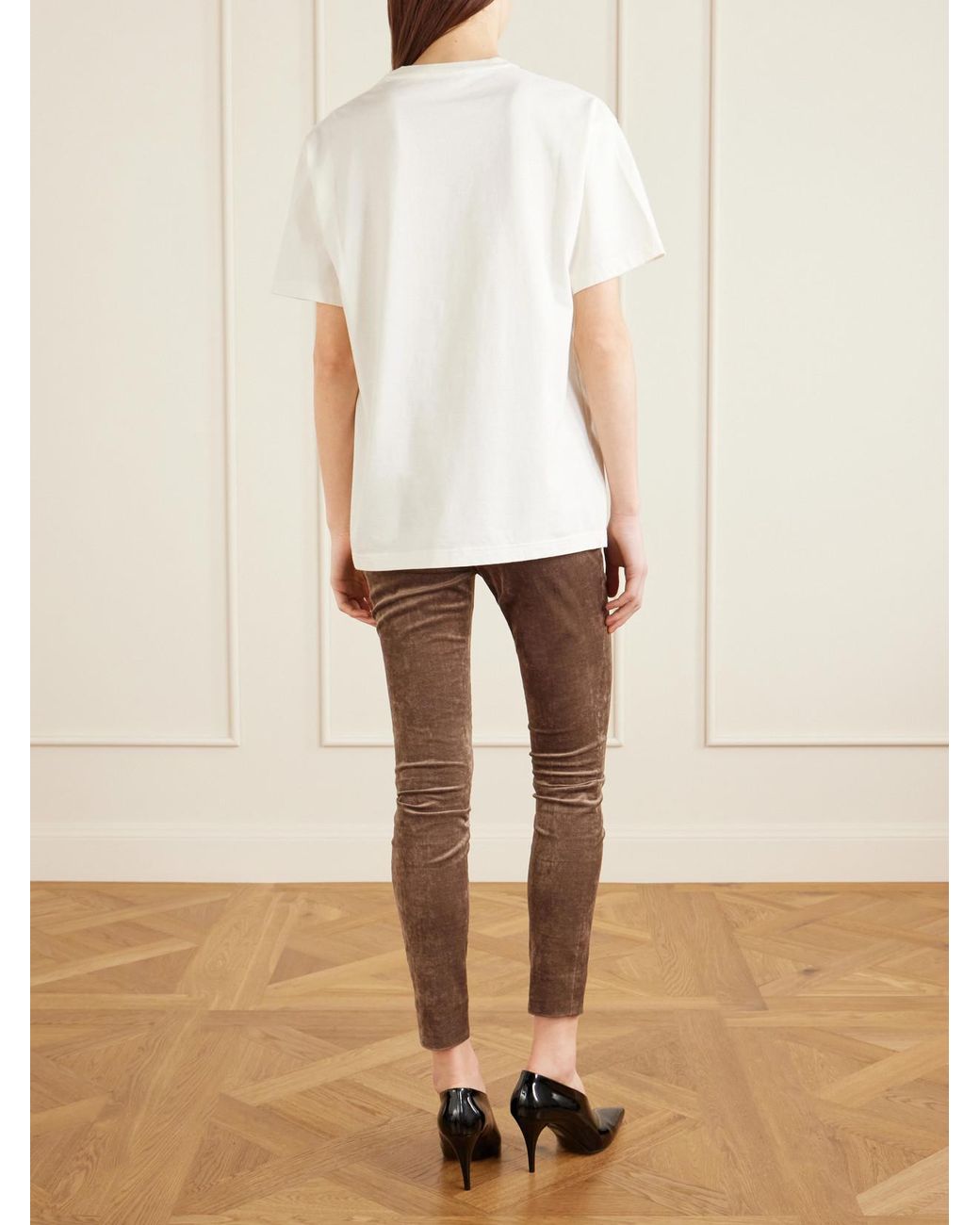 Gucci White Printed Jersey T-Shirt