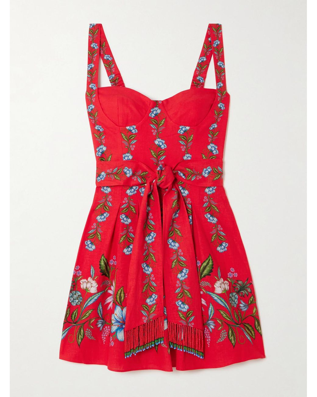 off white sweet bloom bouquet mini dress FARM Rio Sweet Bloom Bouquet Mini Dress