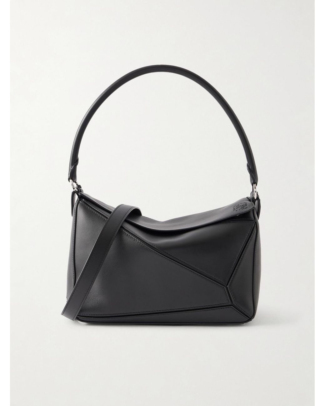 Loewe Black Paula's Ibiza Puzzle Small Leather Shoulder Bag