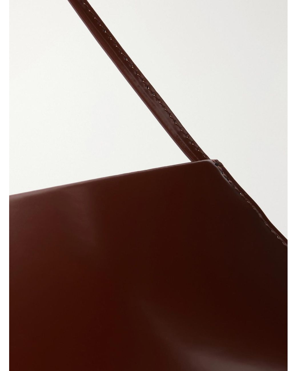 Faune Brown Bra Leather Shoulder Bag