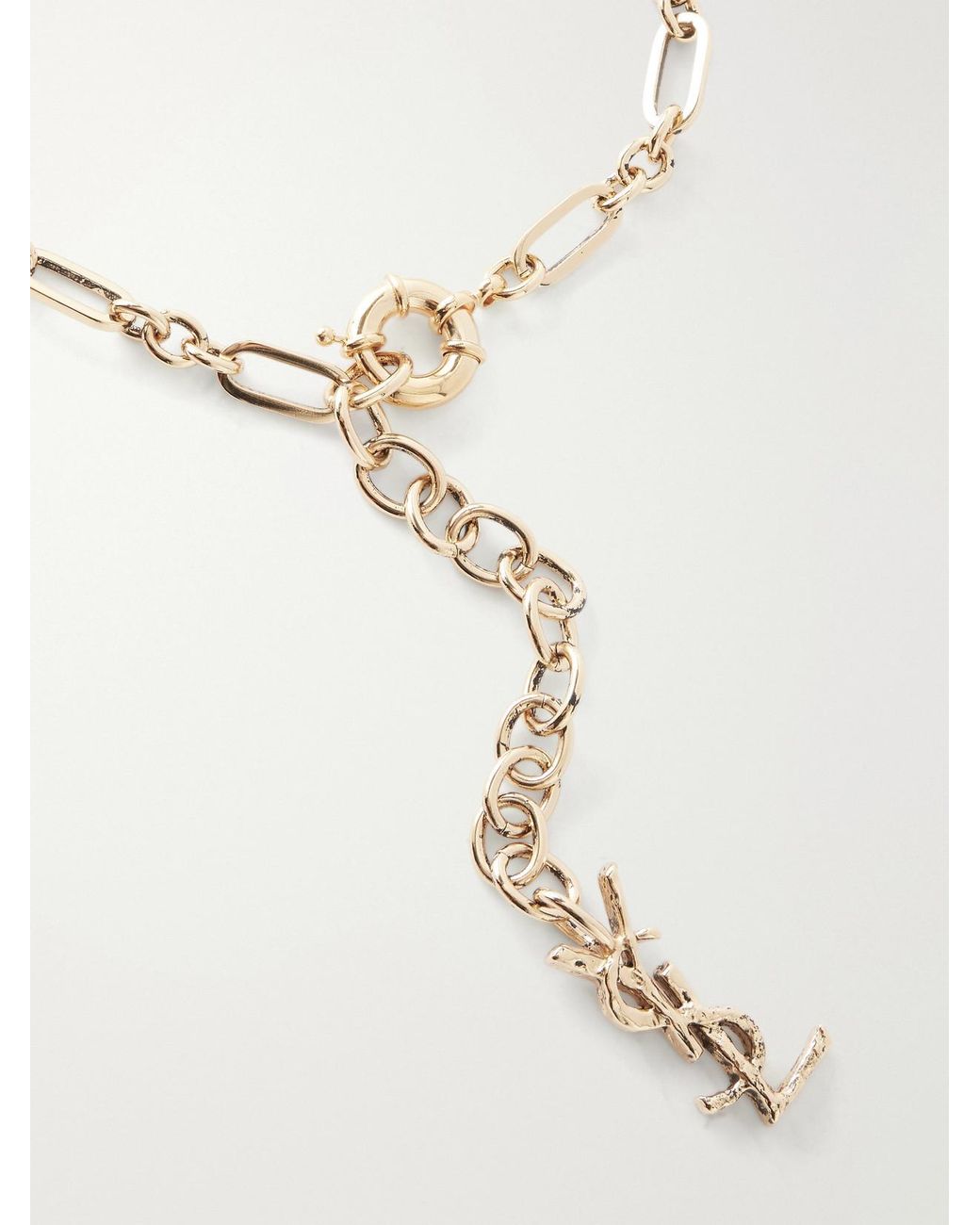 Saint Laurent Natural Tone Belt