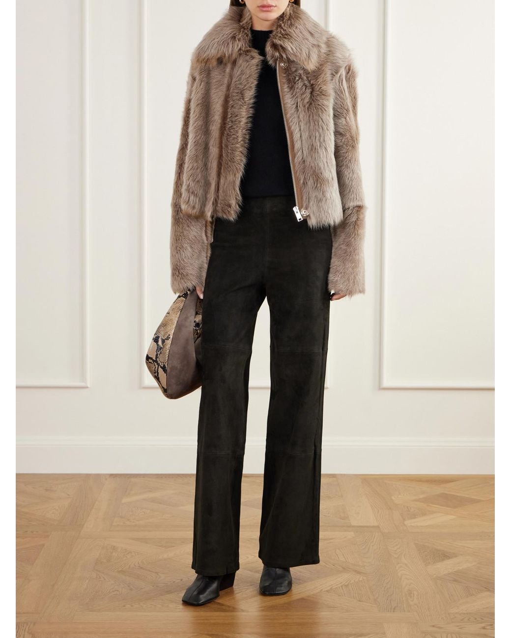 Arma Natural Lucie Shearling Jacket