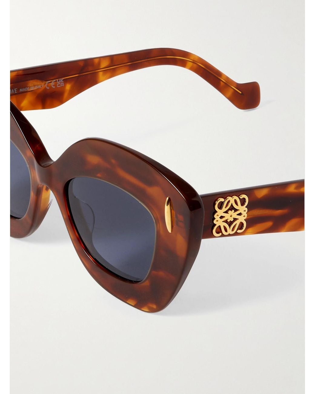 Loewe Multicolor Oversized Cat-Eye Acetate Sunglasses