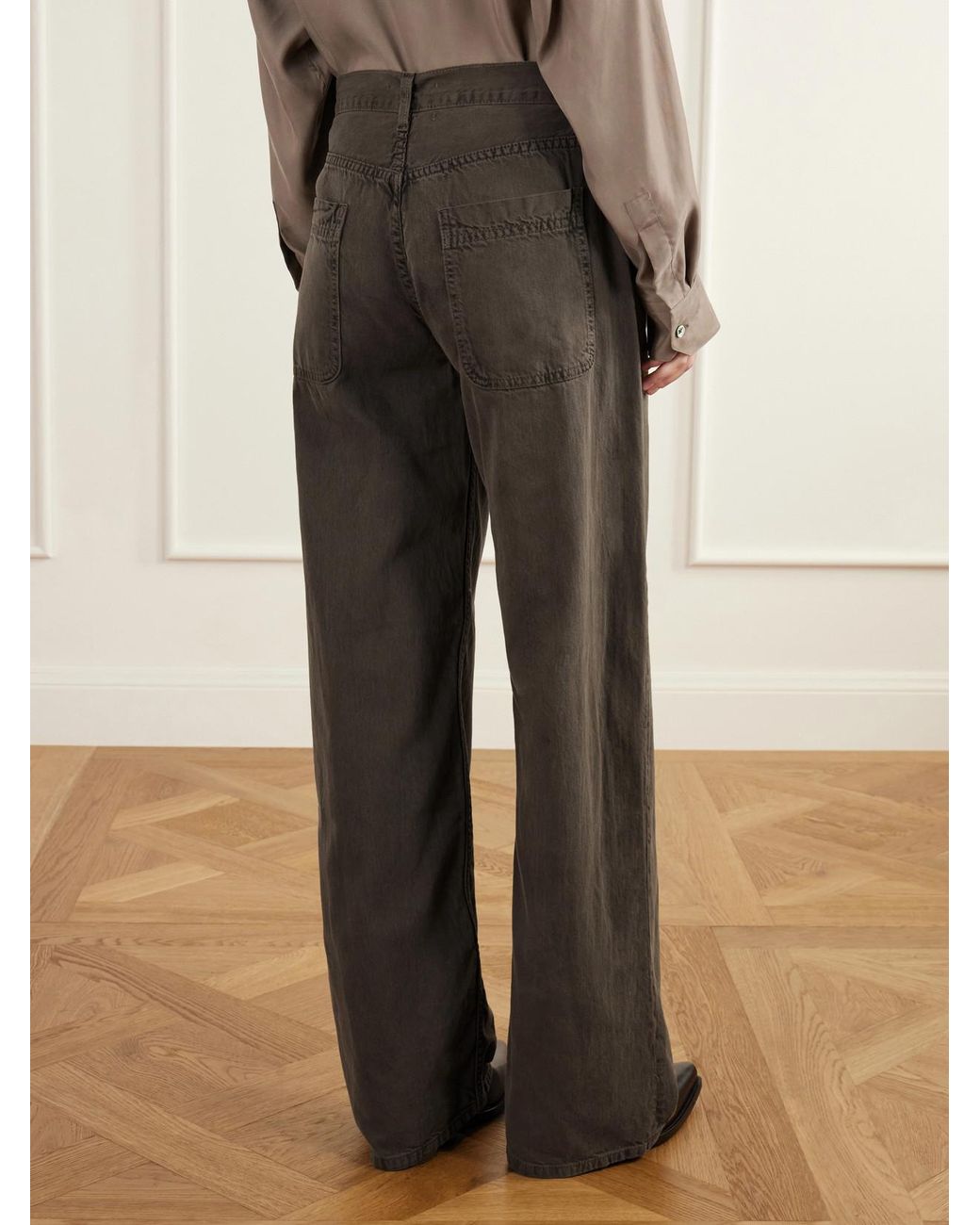 Twp Brown Song Sung Mid-Rise Straight-Leg Jeans