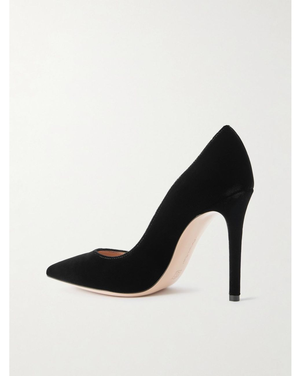 Gianvito Rossi Black Suede Gianvito Pumps 105